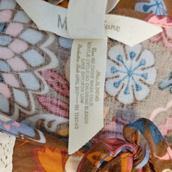 Matilda Jane Lace Floral Intermission Mini Dress Sz M Prairie Cottagecore Boho - Picture 11 of 11